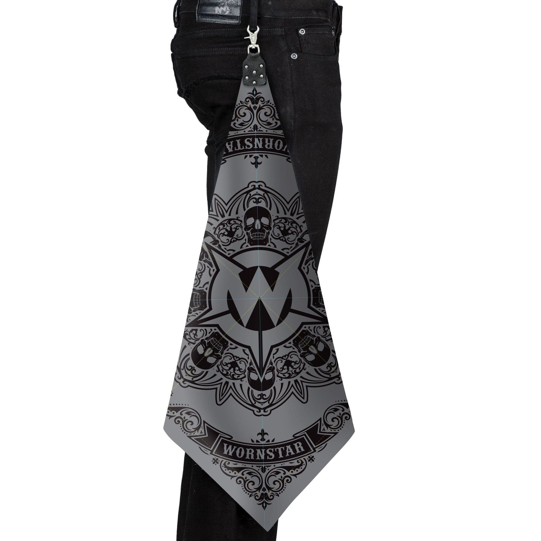 Custom Chop Shop Accessory Wornstar Custom - Belt Flair - Roulette Gray Black