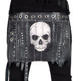 Custom Chop Shop Accessory Wornstar Custom Belt Flair - Skull - WSCBF25-003