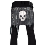 Custom Chop Shop Accessory Wornstar Custom Belt Flair - Skull - WSCBF25-003