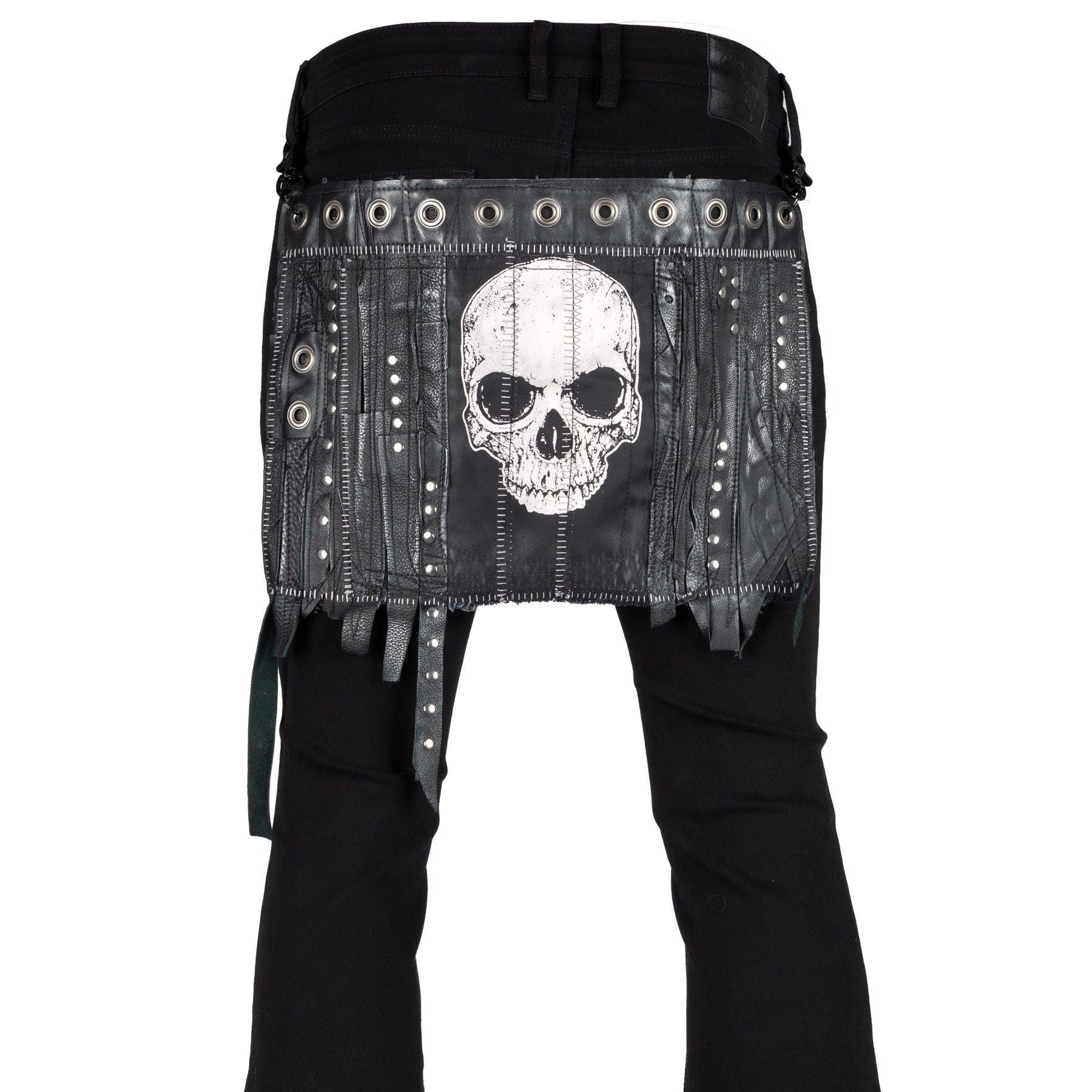 Custom Chop Shop Accessory Wornstar Custom Belt Flair - Skull - WSCBF25-003