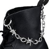 Custom Chop Shop Accessory Wornstar Custom Boot Chain - Barbed Wire
