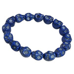 Custom Chop Shop Accessory Wornstar Custom Bracelet - Them Bones - Blue