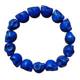 Custom Chop Shop Accessory Wornstar Custom Bracelet - Them Bones - Blue