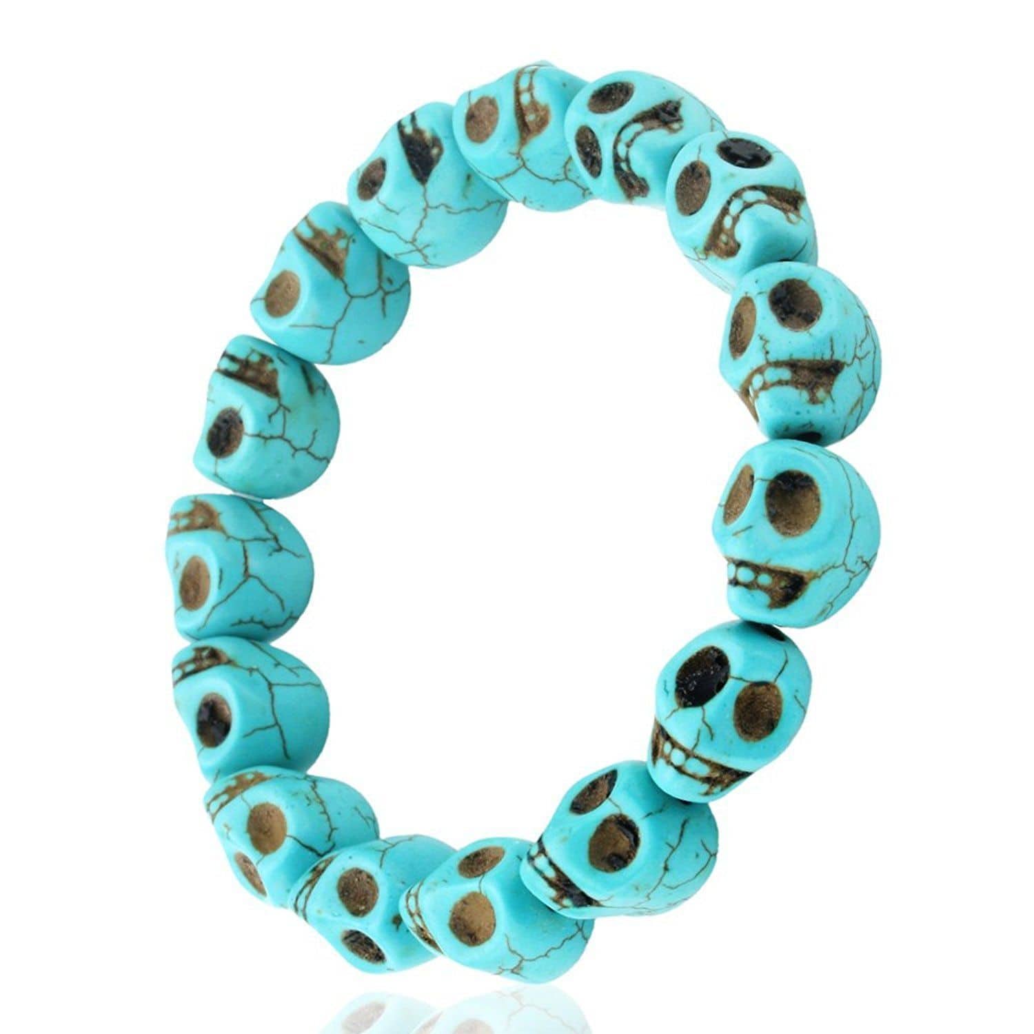 Custom Chop Shop Accessory Wornstar Custom Bracelet - Them Bones - Light Blue - Ready to Ship