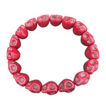 Custom Chop Shop Accessory Wornstar Custom Bracelet - Them Bones - Red - Ready to Ship