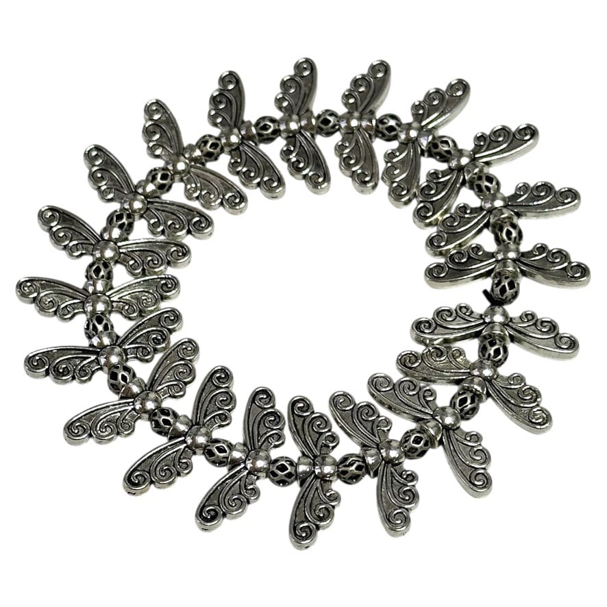 Custom Chop Shop Accessory Wornstar Custom Bracelet - Winged - Metal Beads