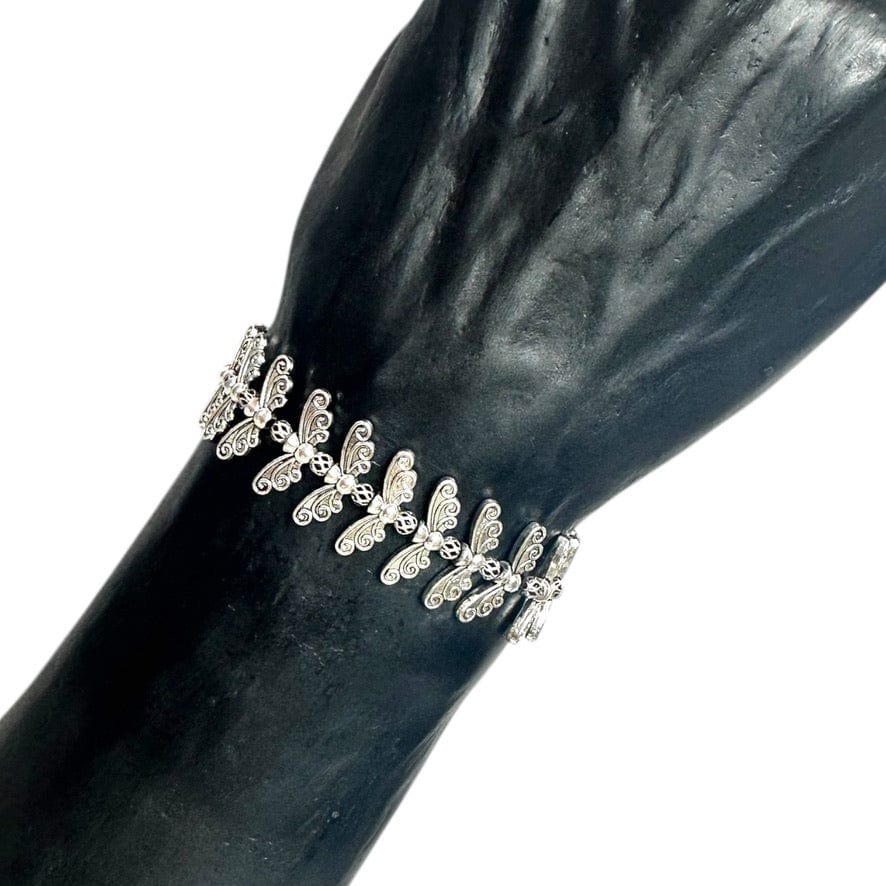 Custom Chop Shop Accessory Wornstar Custom Bracelet - Winged - Metal Beads