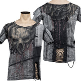 Custom Chop Shop T-Shirt Wornstar Custom Cut Tee - One of a Kind -  Ready to Ship - Size Medium