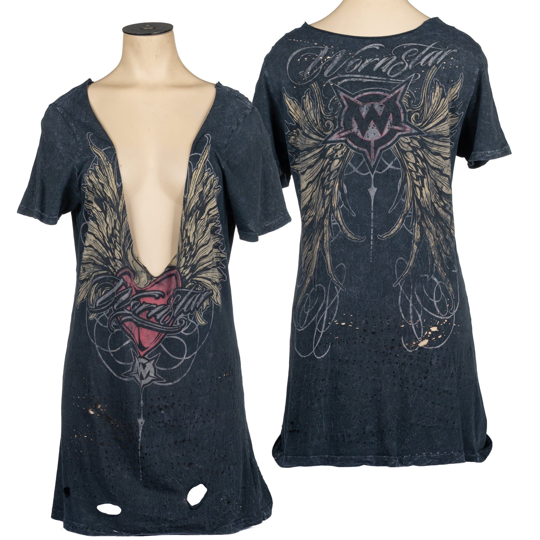 Custom Chop Shop T-Shirt Wornstar Custom Cut Tee - WSCTL25-007 -  Ready to Ship - One Size