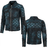 Custom Chop Shop Jacket Wornstar Custom Handmade Jacket - Dark Skye Patchwork