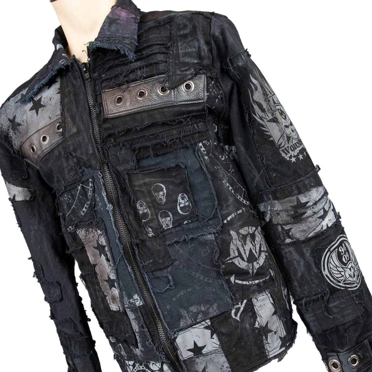 Custom Chop Shop Jacket Wornstar Custom Handmade Jacket - Grievous Angel