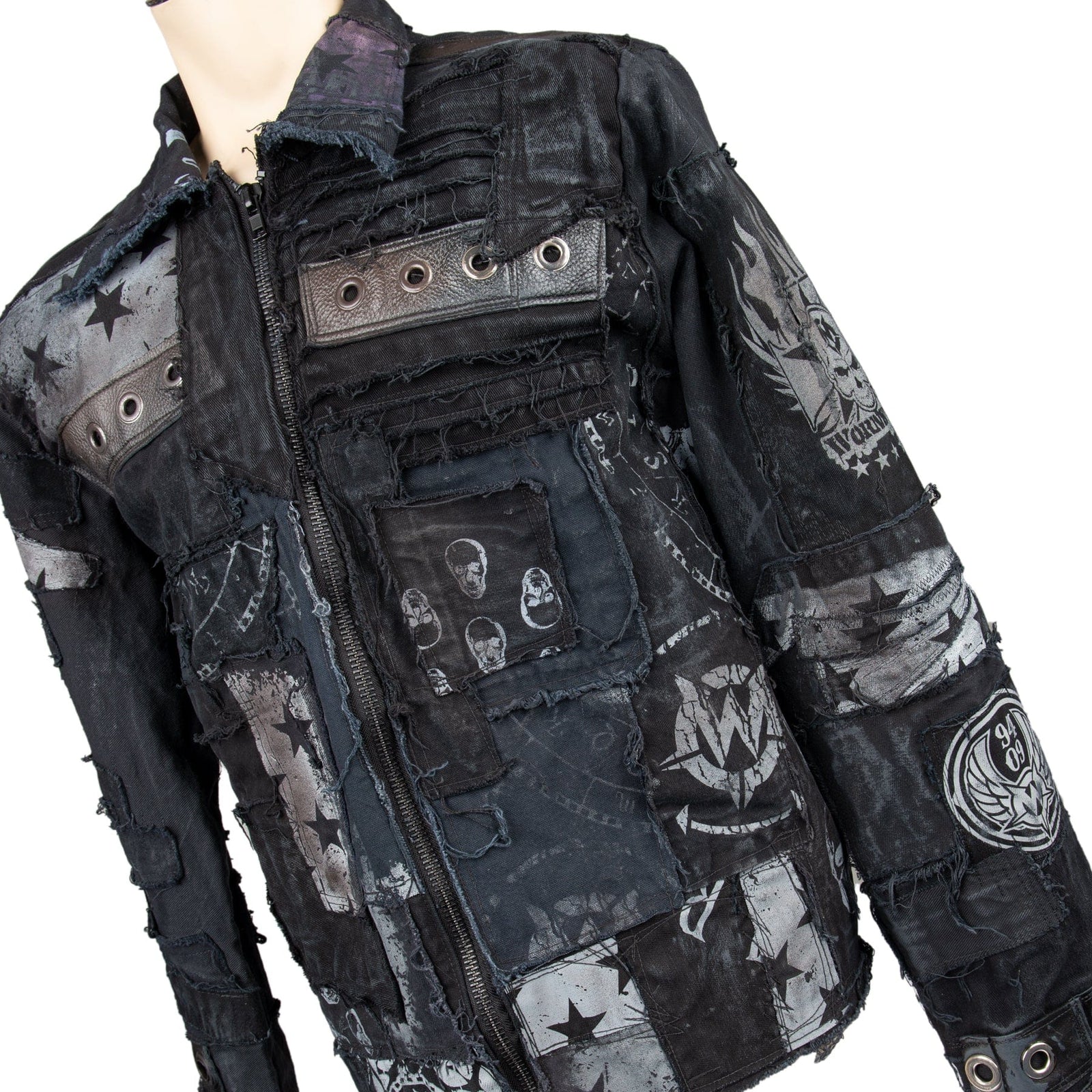 Custom Chop Shop Jacket Wornstar Custom Handmade Jacket - Grievous Angel