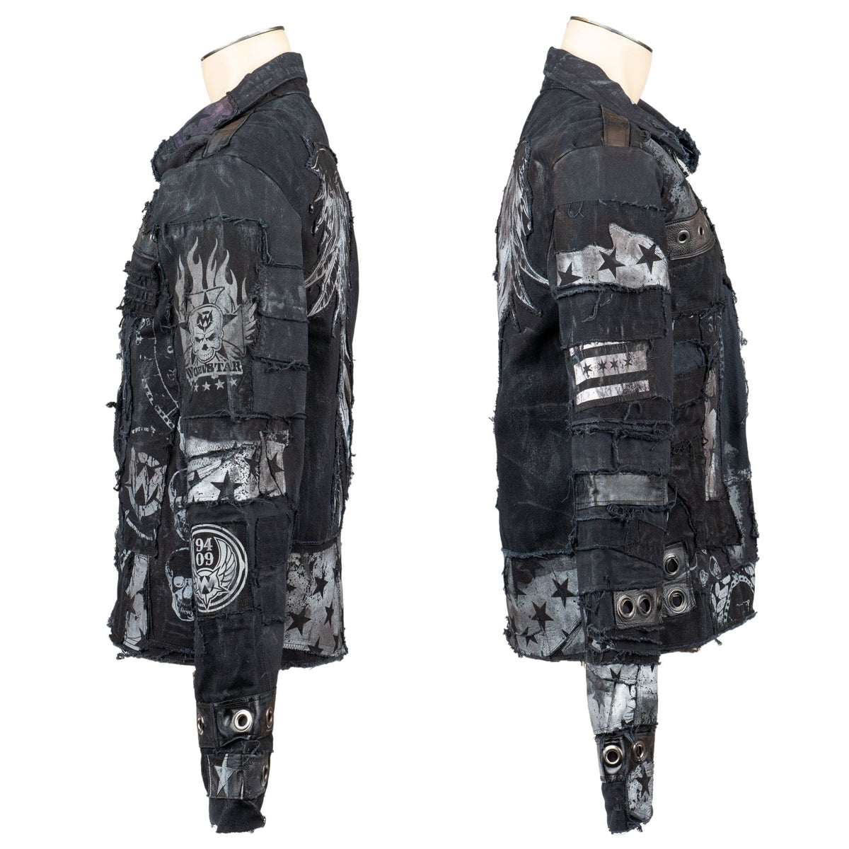 Custom Chop Shop Jacket Wornstar Custom Handmade Jacket - Grievous Angel