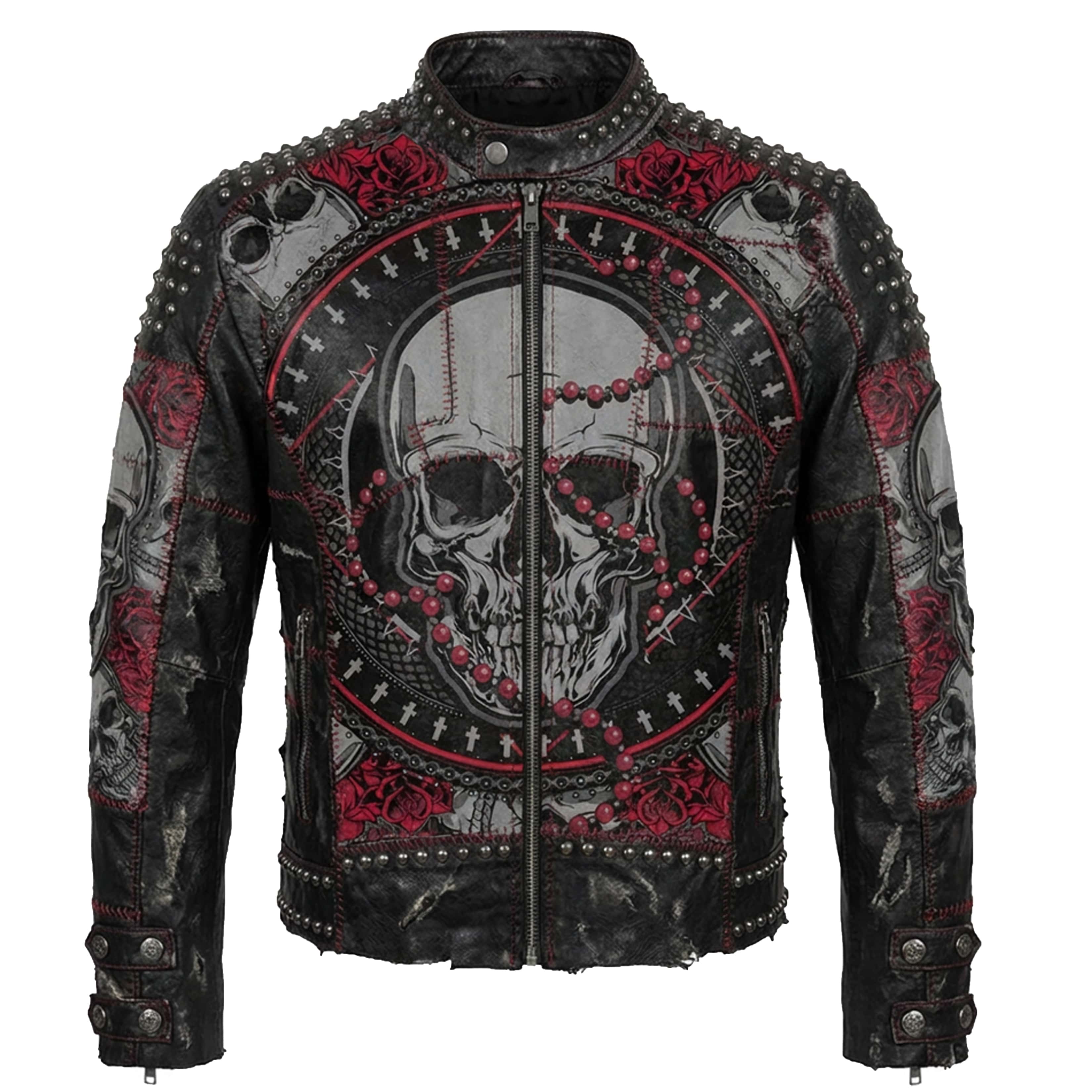 Custom Chop Shop Jacket Wornstar Custom Handmade Jacket - Hail