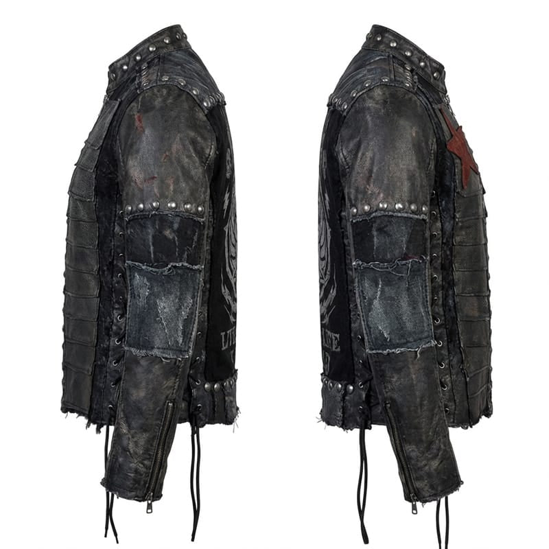 Custom Chop Shop Jacket Wornstar Custom Handmade Jacket - Live Life Loud