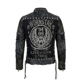 Custom Chop Shop Jacket Wornstar Custom Handmade Jacket - Live Life Loud