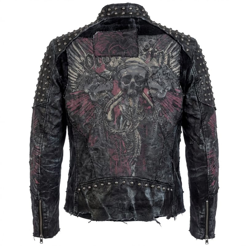 Custom Chop Shop Jacket Wornstar Custom Handmade Jacket - Resurrection