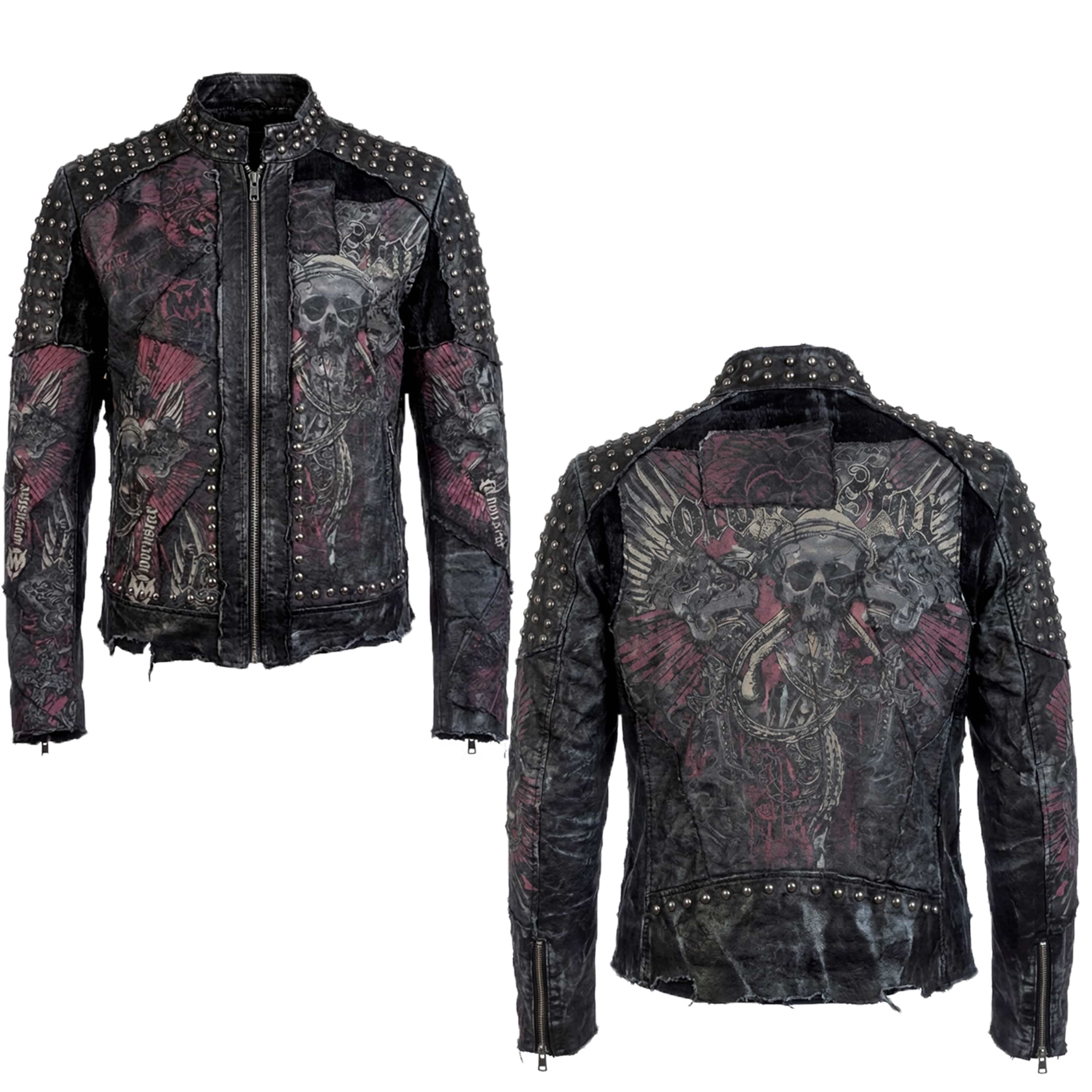 Custom Chop Shop Jacket Wornstar Custom Handmade Jacket - Resurrection