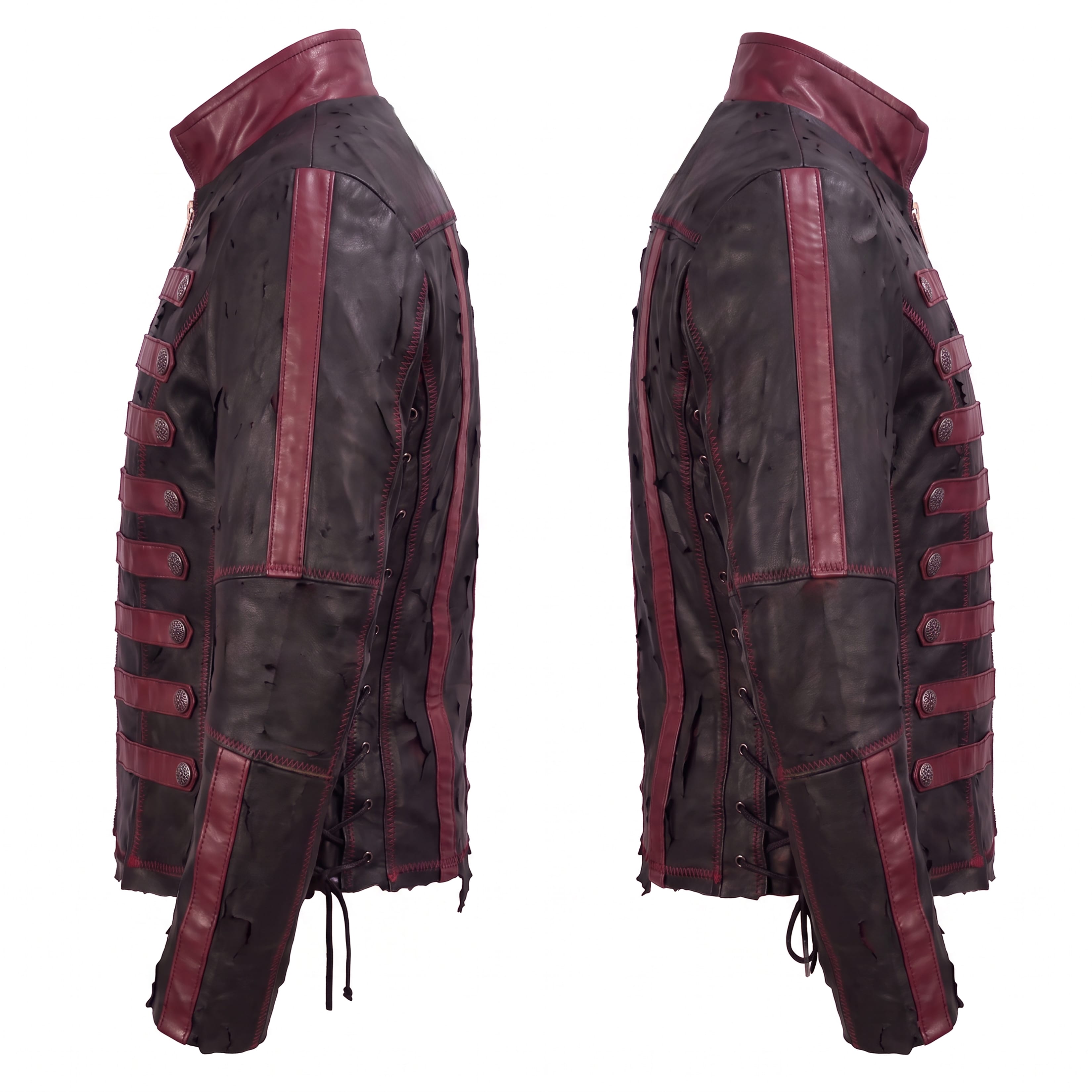 Custom Chop Shop Jacket Wornstar Custom Handmade Jacket - Rhapsody