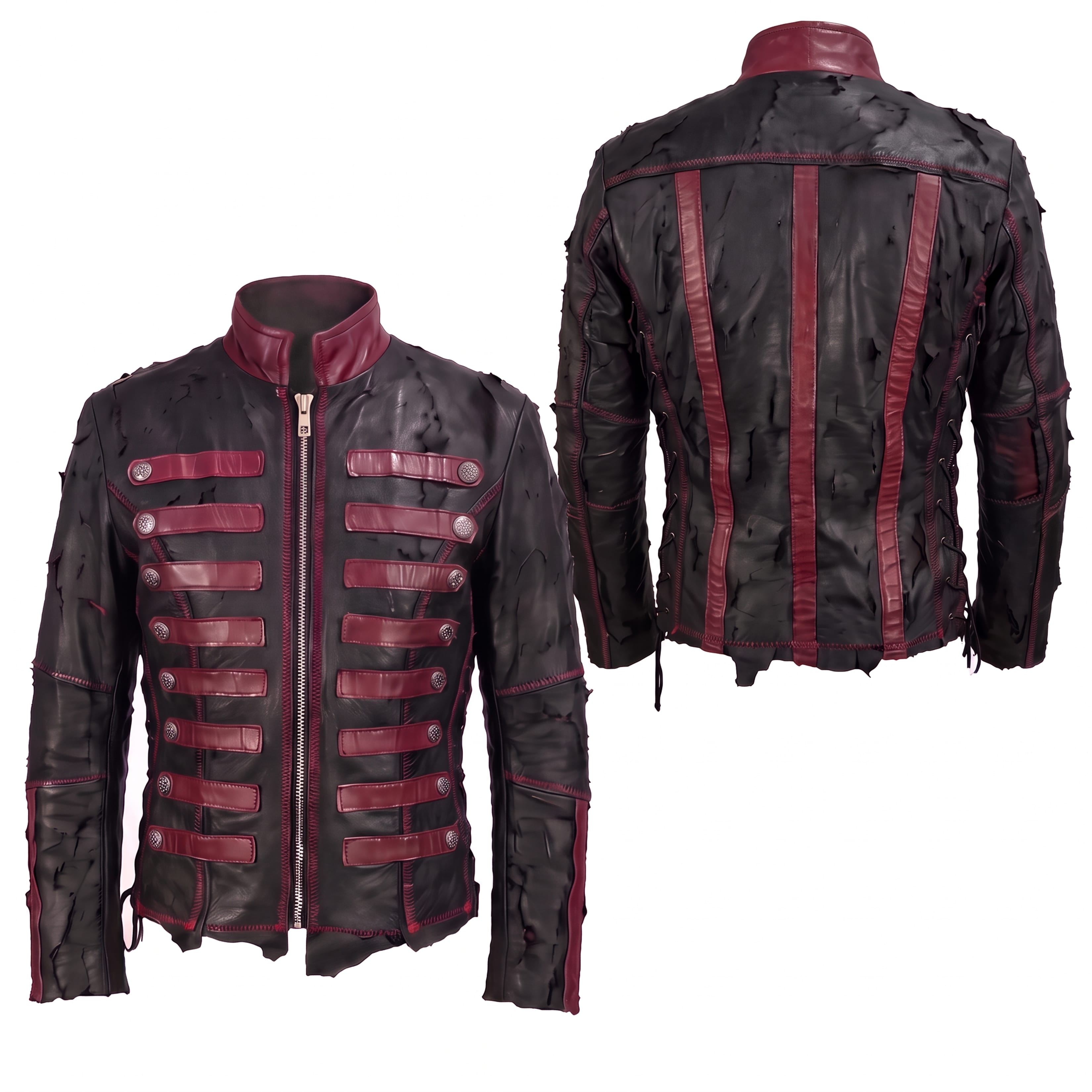 Custom Chop Shop Jacket Wornstar Custom Handmade Jacket - Rhapsody