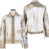 Custom Chop Shop Jacket Wornstar Custom Handmade Jacket - Sandstorm Patchwork