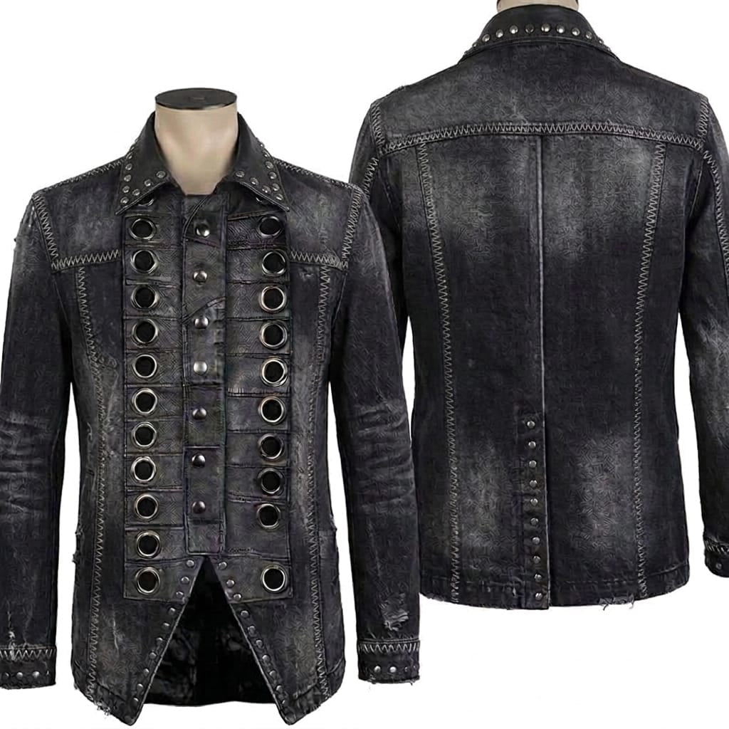 Custom Chop Shop Jacket Wornstar Custom Handmade Jacket - Scales