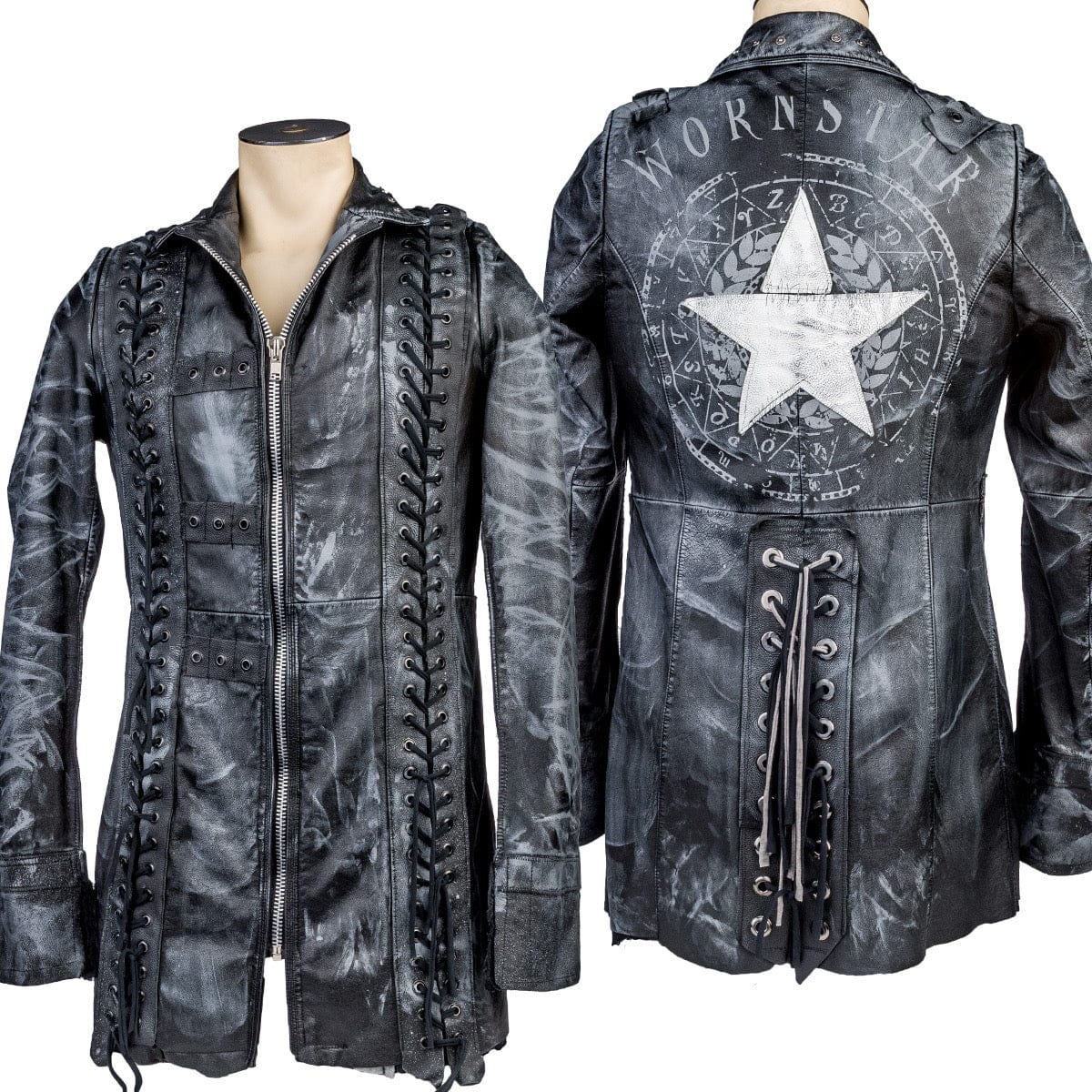 Custom Chop Shop Jacket Wornstar Custom Handmade Jacket - Starlight