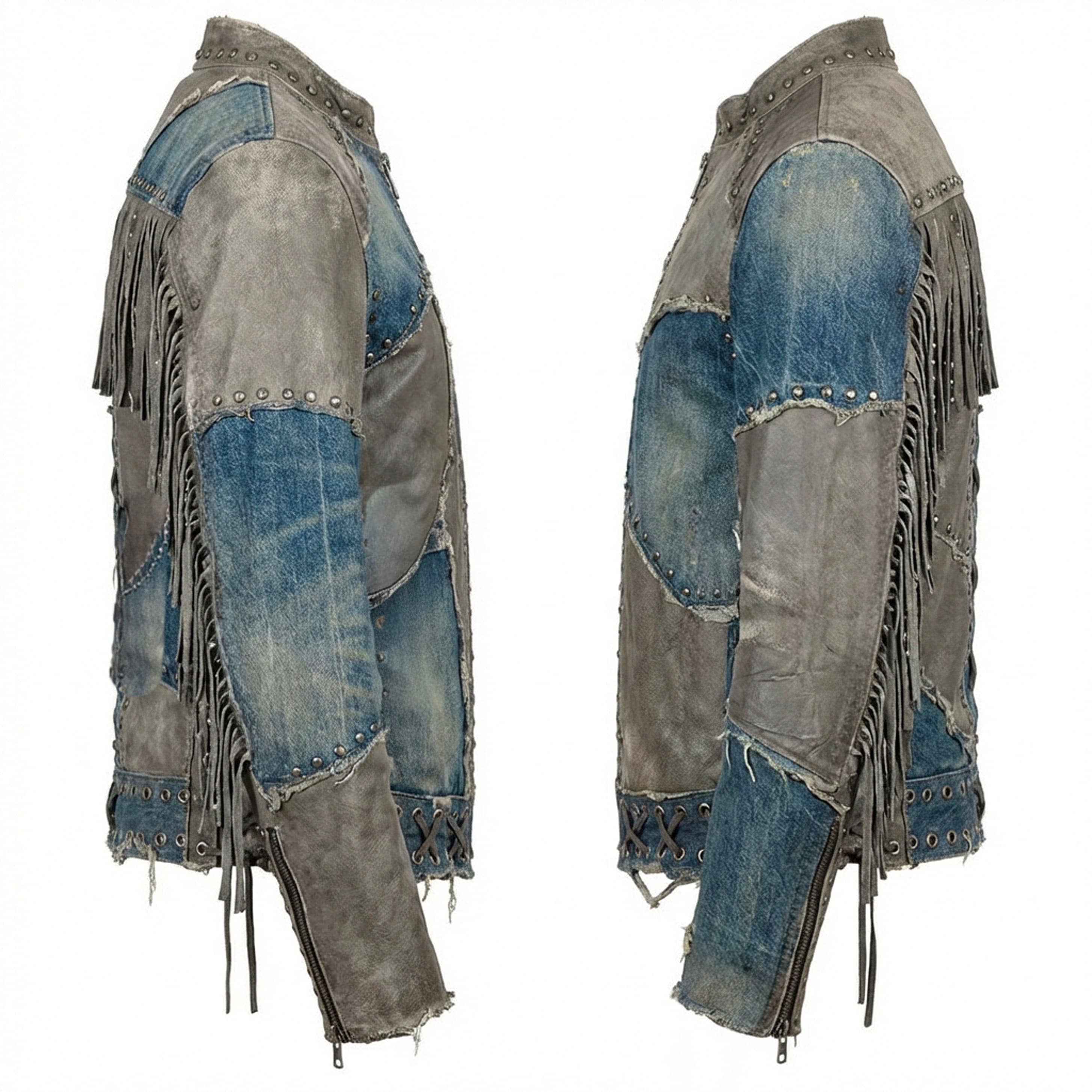 Custom Chop Shop Jacket Wornstar Custom Handmade Jacket - Stone