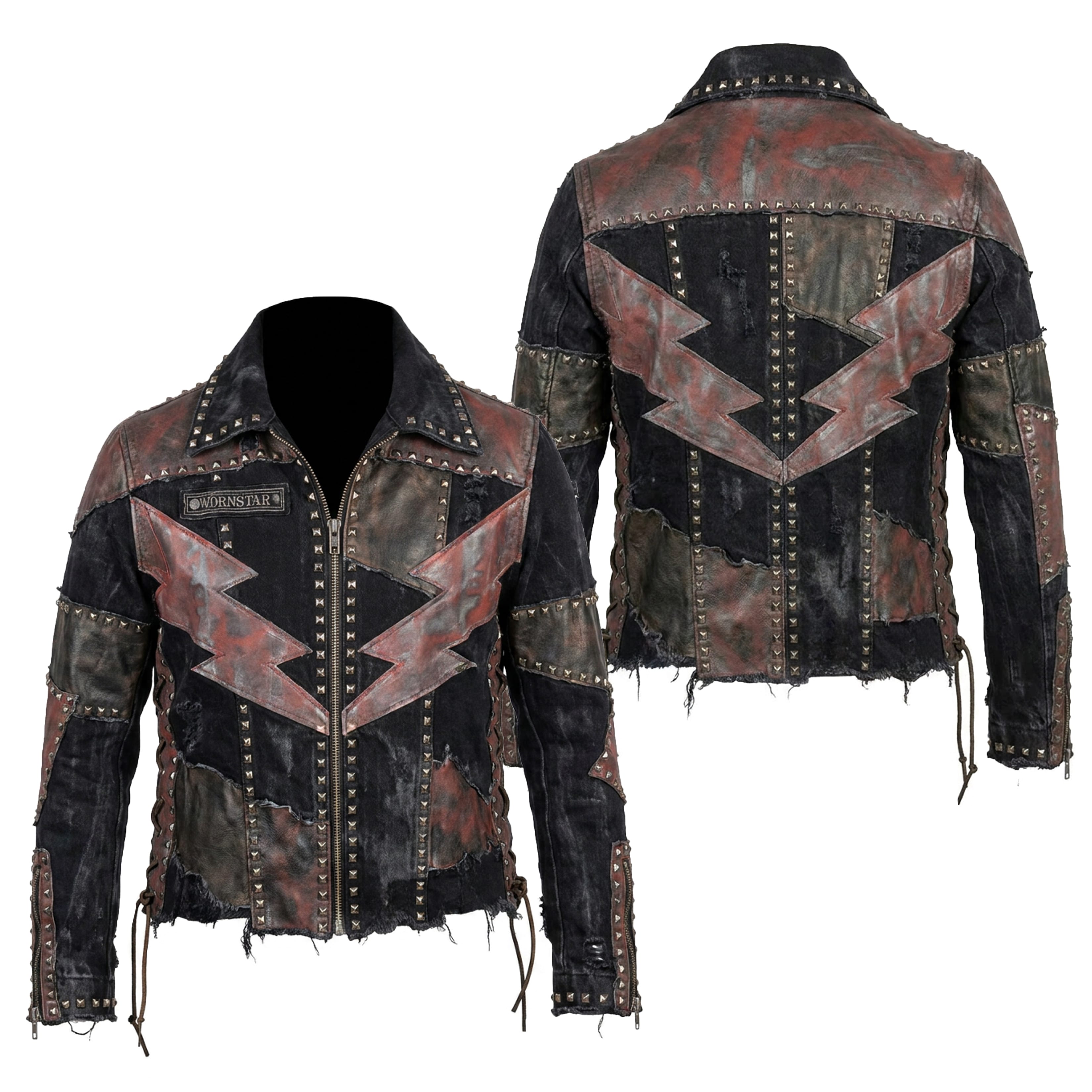 Custom Chop Shop Jacket Wornstar Custom Handmade Jacket - Striker