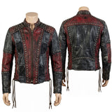 Custom Chop Shop Jacket Wornstar Custom Handmade Jacket - Studded Patchwork - Mirage