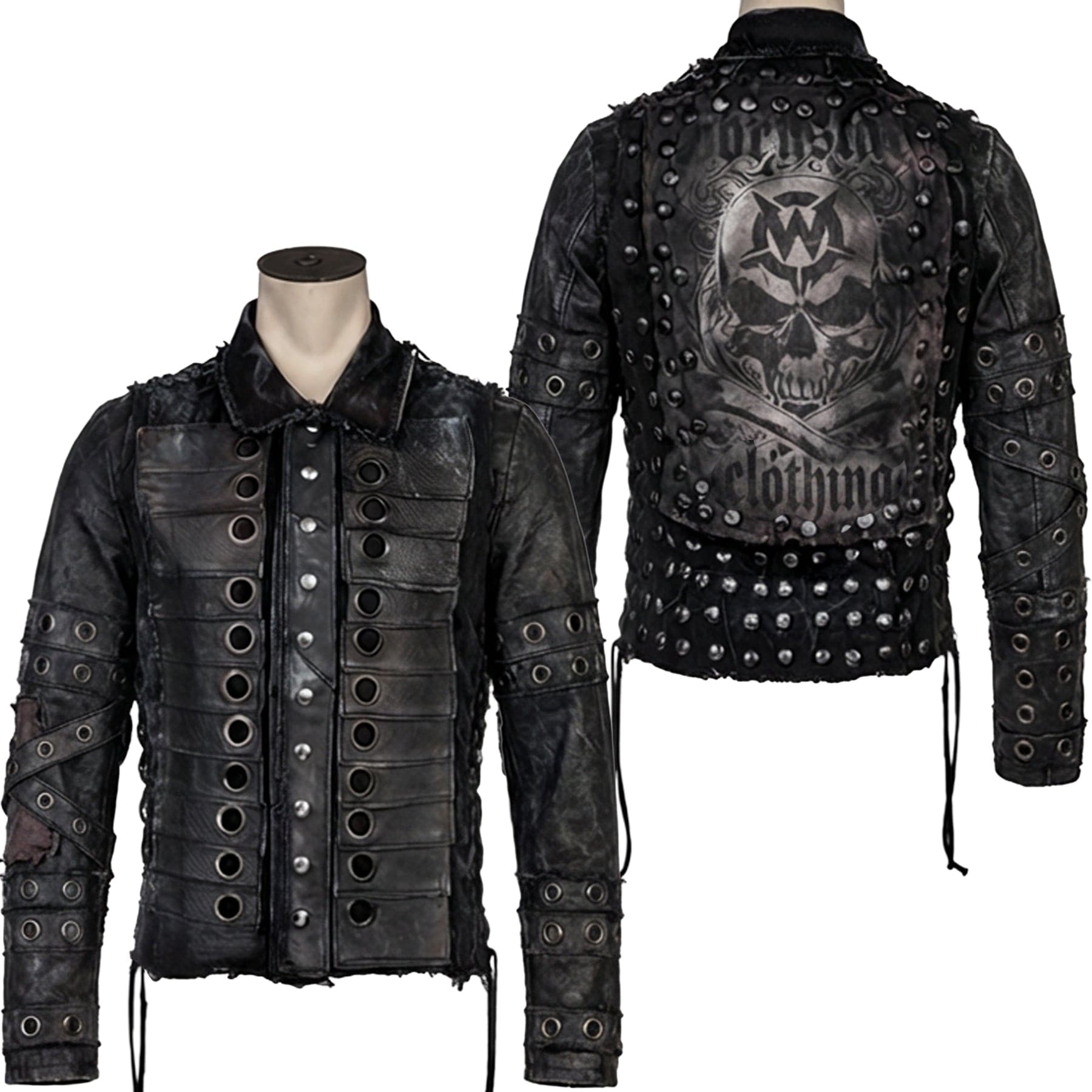 Custom Chop Shop Jacket Wornstar Custom Handmade Jacket - Wraith