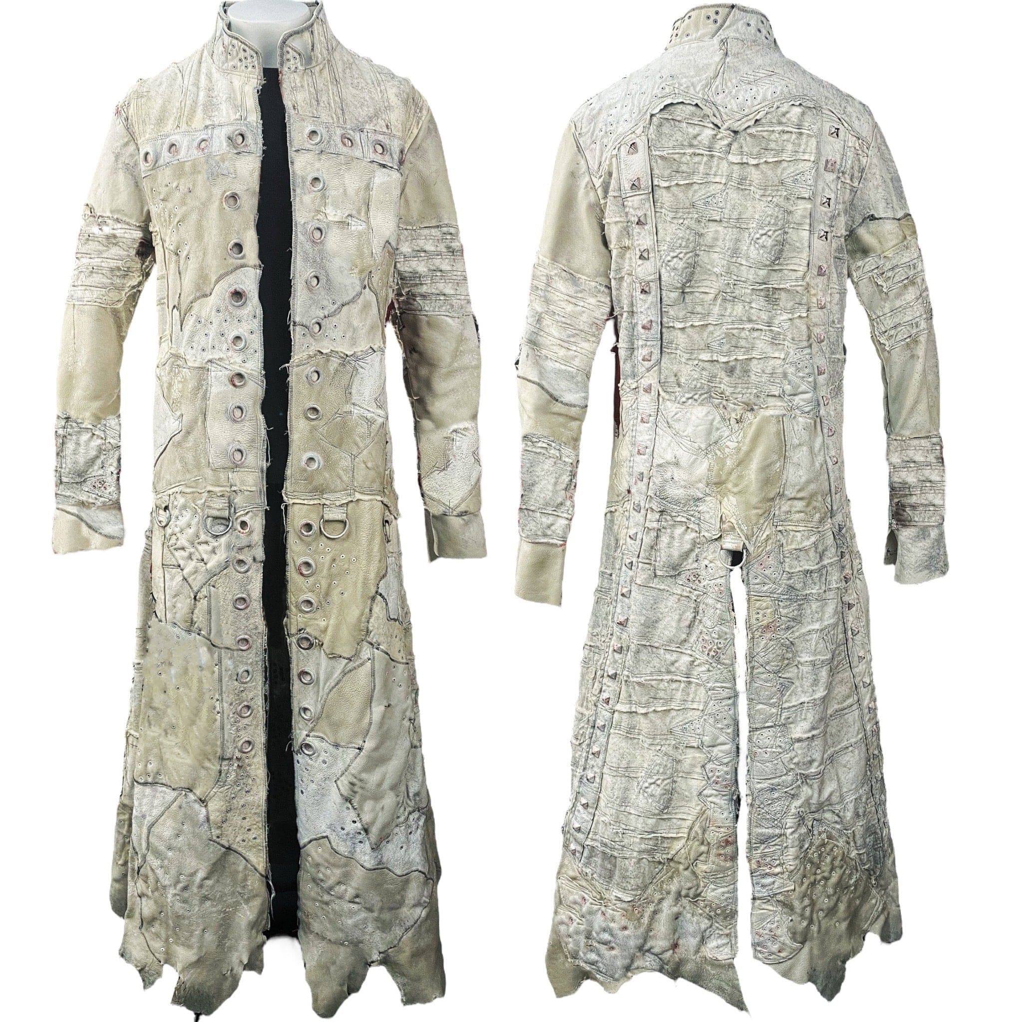 Custom Chop Shop Jacket Wornstar Custom Handmade Leather Long Jacket - Ultima