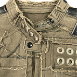 Custom Chop Shop Jacket Wornstar Custom Handmade Vest - 4B5320