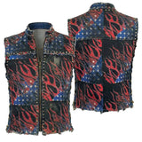 Custom Chop Shop Jacket Wornstar Custom Handmade Vest - Ameriflame