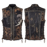 Custom Chop Shop Jacket Wornstar Custom Handmade Vest - Dark Mode