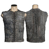Custom Chop Shop Jacket Wornstar Custom Handmade Vest - Dust Storm