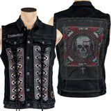 Custom Chop Shop Jacket Wornstar Custom Handmade Vest - Hail - Ready to Ship