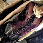 Custom Chop Shop Jacket Wornstar Custom Handmade Vest - Leather Corset