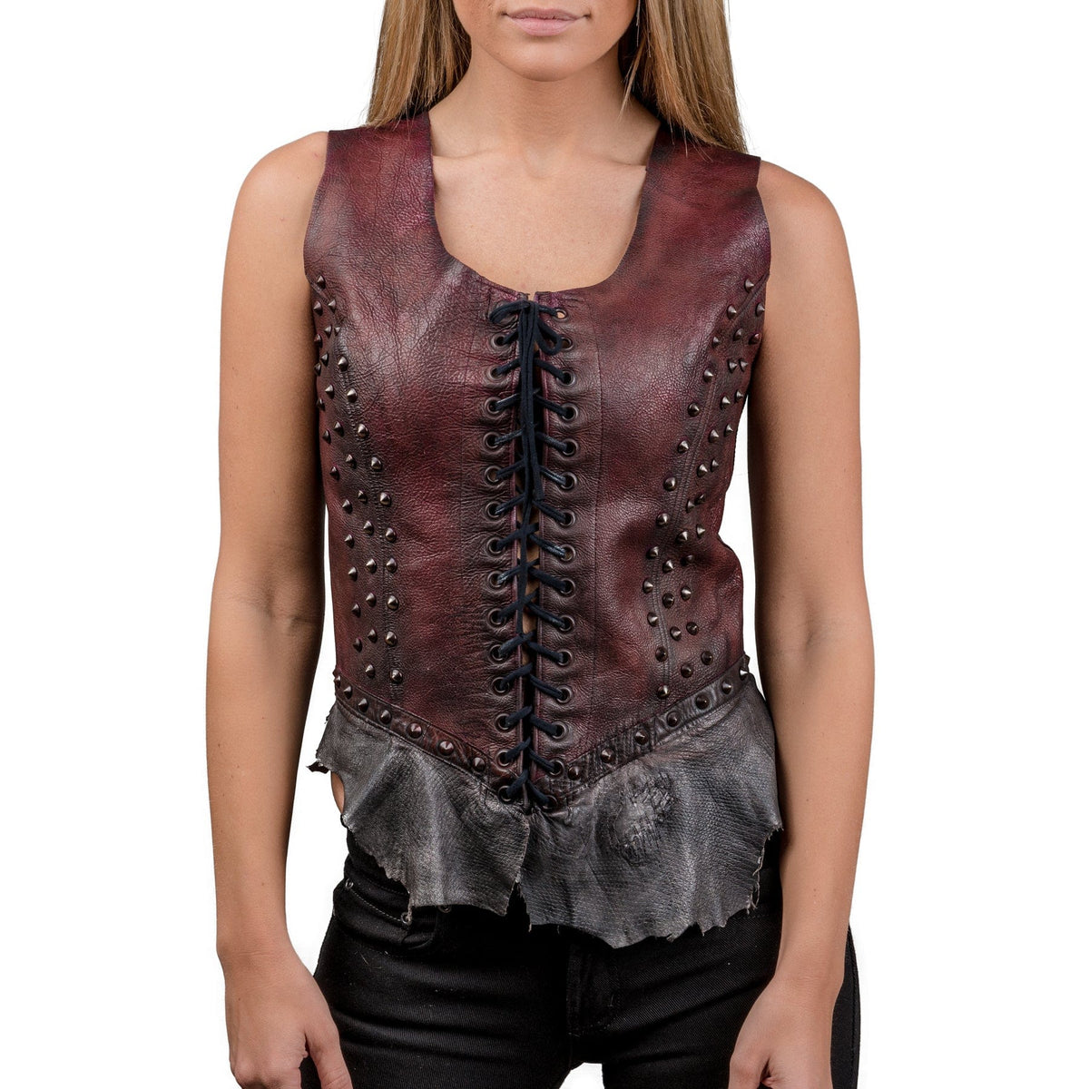 Wornstar Handmade Custom Vest - Leather Corset