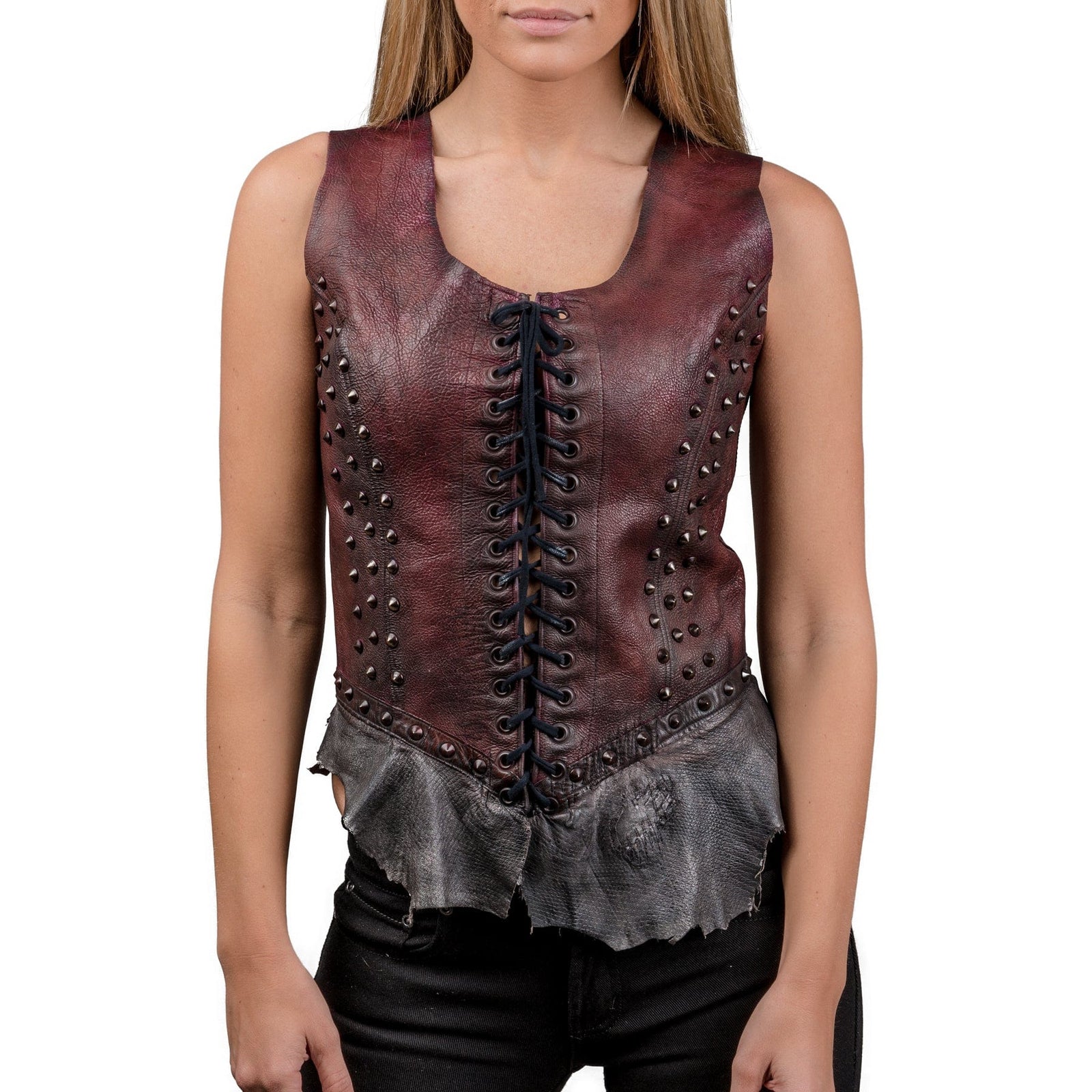 Wornstar Handmade Custom Vest - Leather Corset