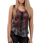 Wornstar Handmade Custom Vest - Leather Corset