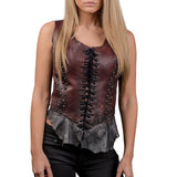 Wornstar Handmade Custom Vest - Leather Corset