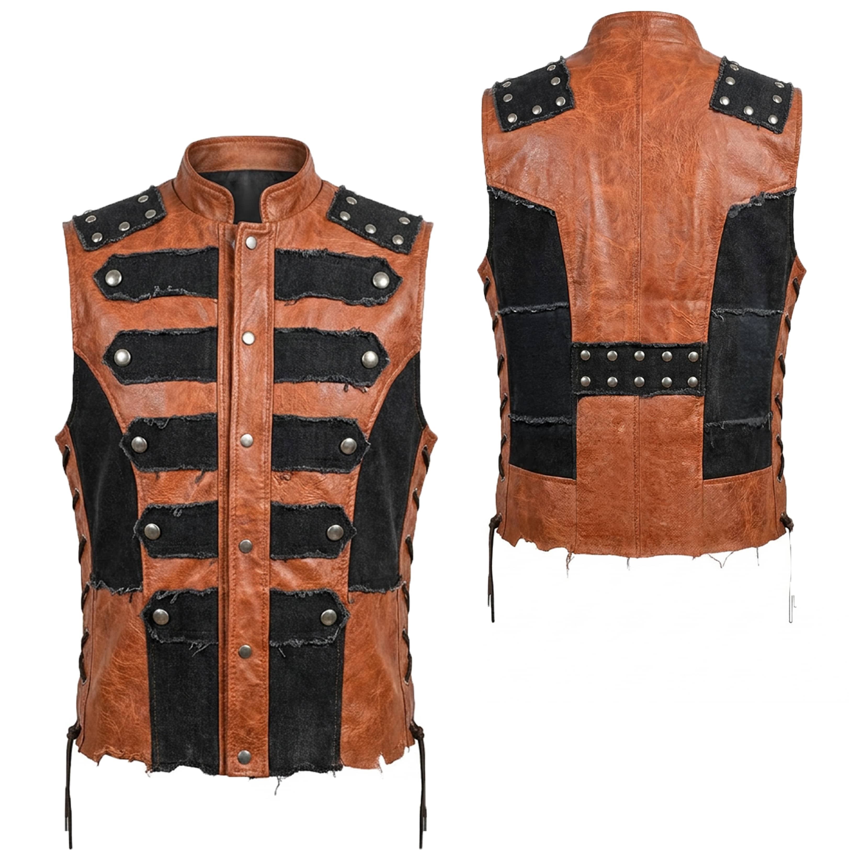 Custom Chop Shop Jacket Wornstar Custom Handmade Vest - Parade Vest