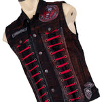 Custom Chop Shop Jacket Wornstar Custom Handmade Vest - Ready to Ship - Size Large - Magna Vita