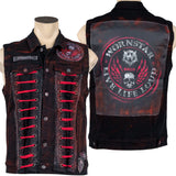 Custom Chop Shop Jacket Wornstar Custom Handmade Vest - Ready to Ship - Size Large - Magna Vita
