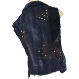 Custom Chop Shop Jacket Wornstar Custom Handmade Vest - Salvaged - Cult