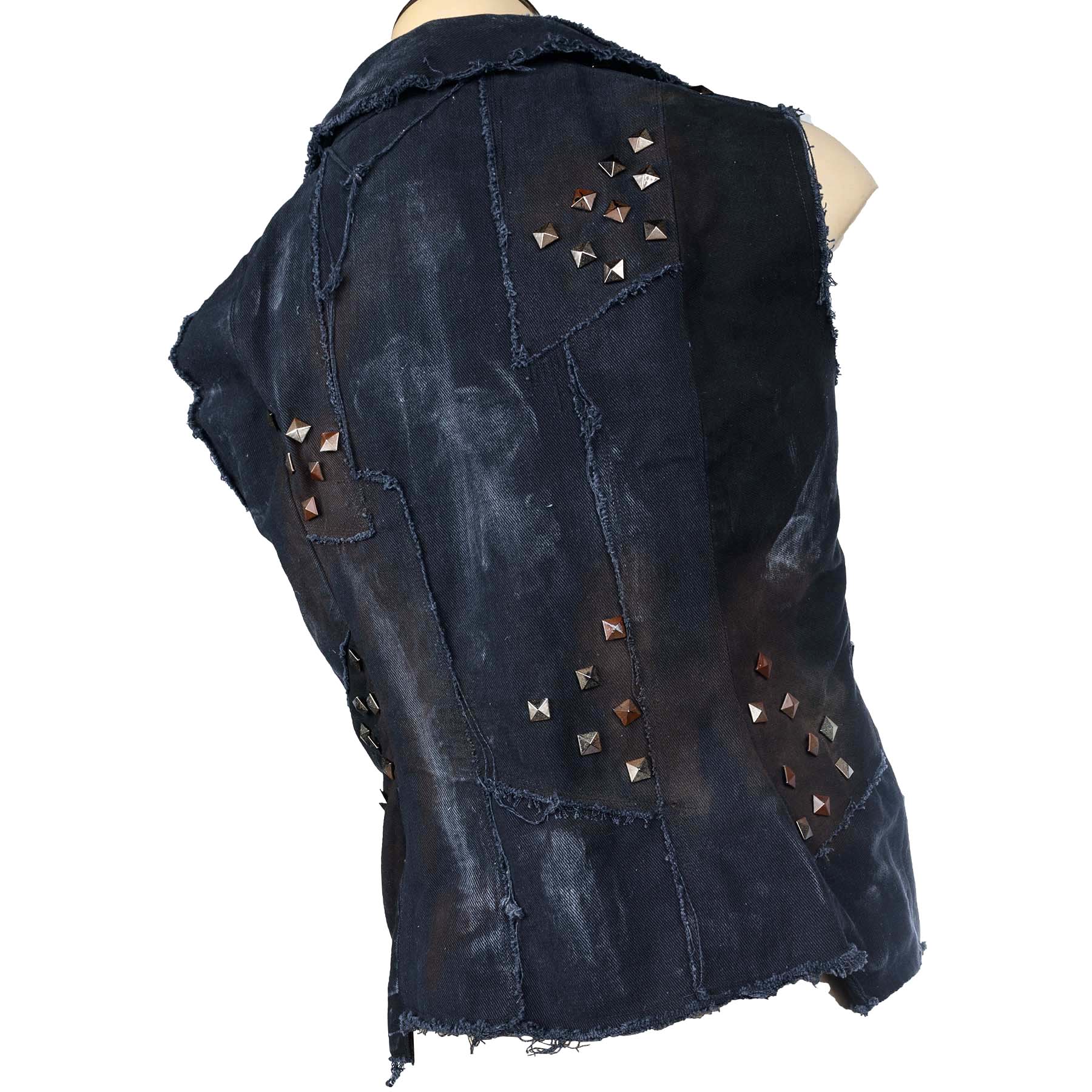 Custom Chop Shop Jacket Wornstar Custom Handmade Vest - Salvaged - Cult