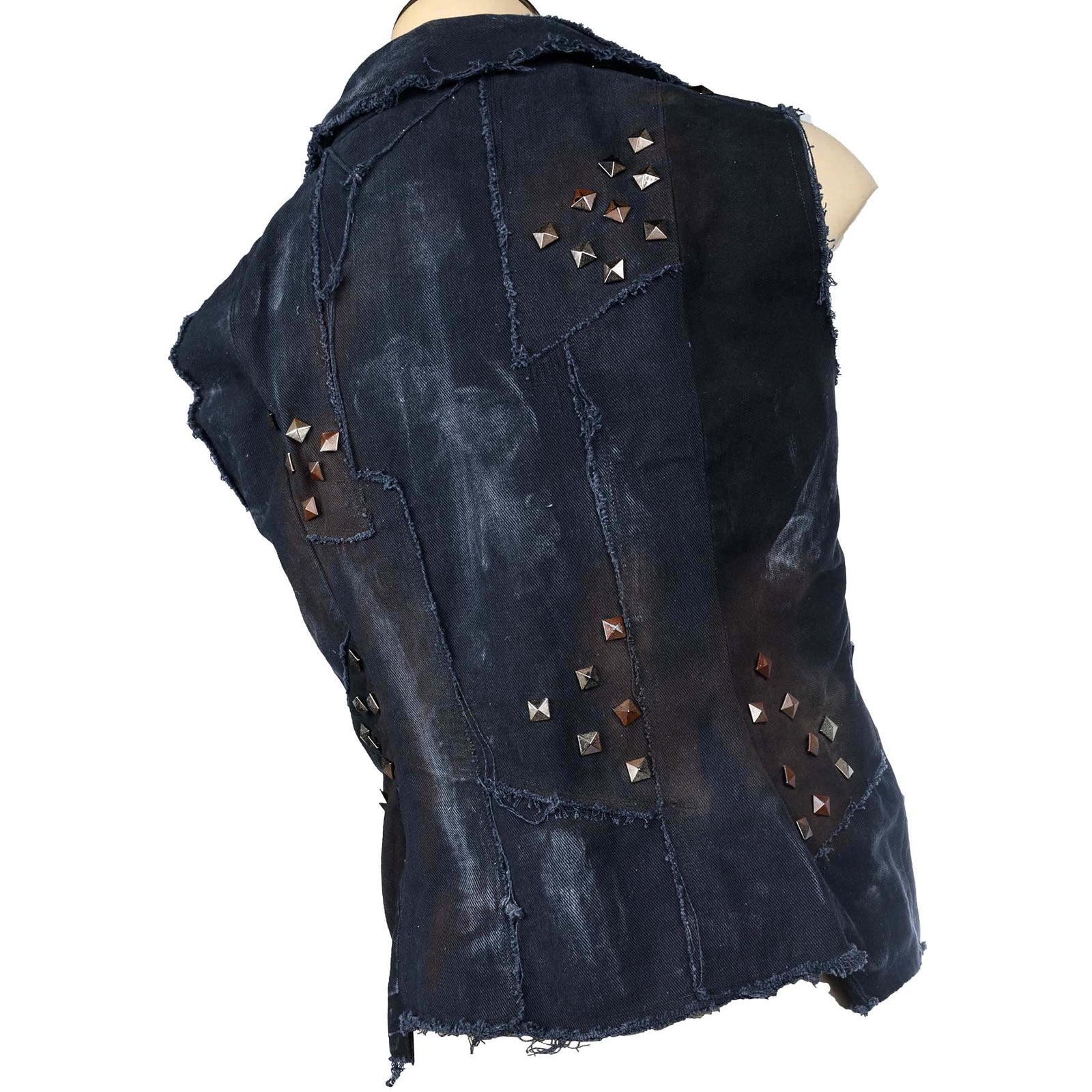 Custom Chop Shop Jacket Wornstar Custom Handmade Vest - Salvaged - Cult