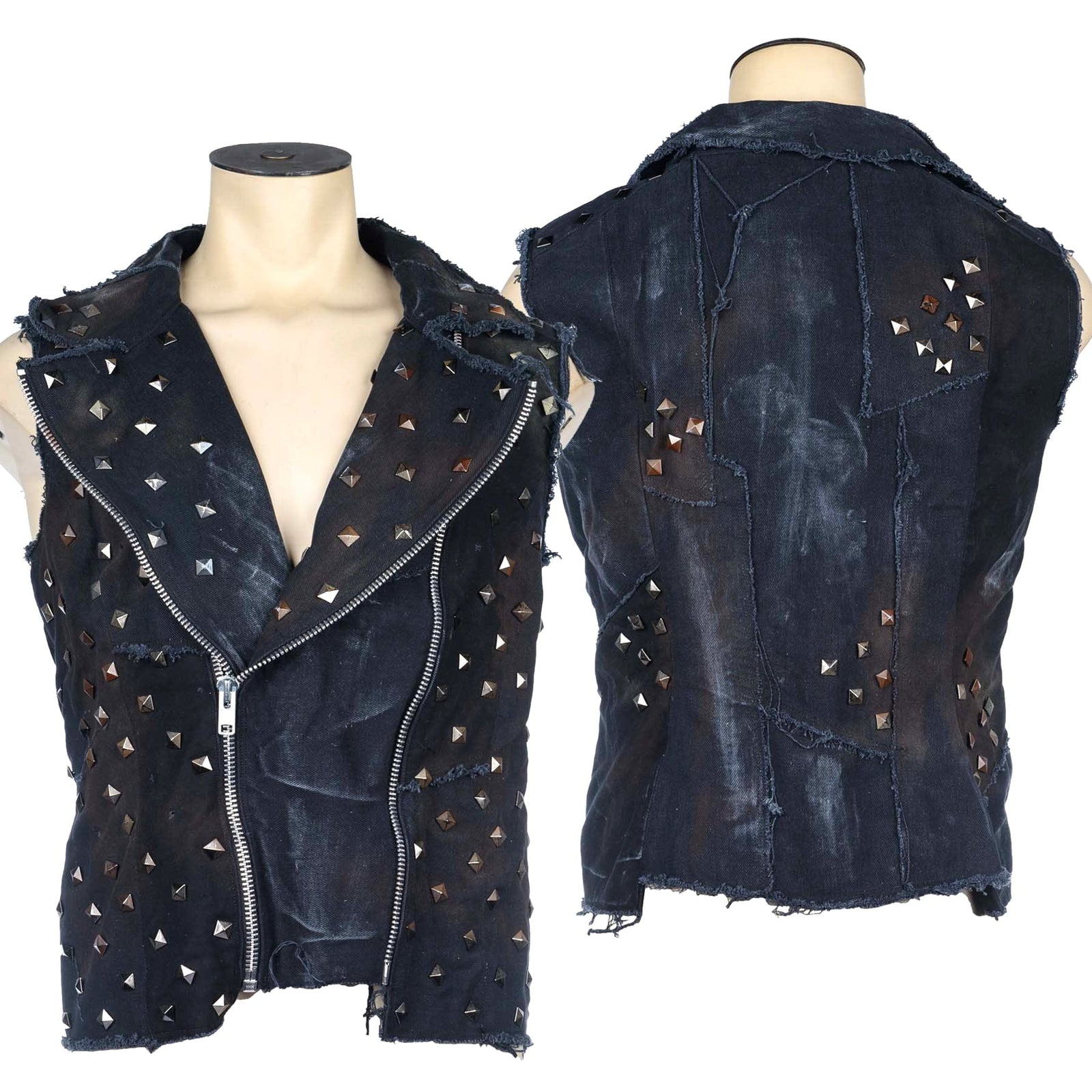 Custom Chop Shop Jacket Wornstar Custom Handmade Vest - Salvaged - Cult