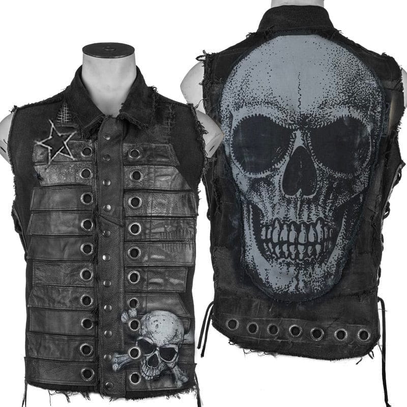 Custom Chop Shop Jacket Wornstar Custom Handmade - Vest - Salvaged - Freak